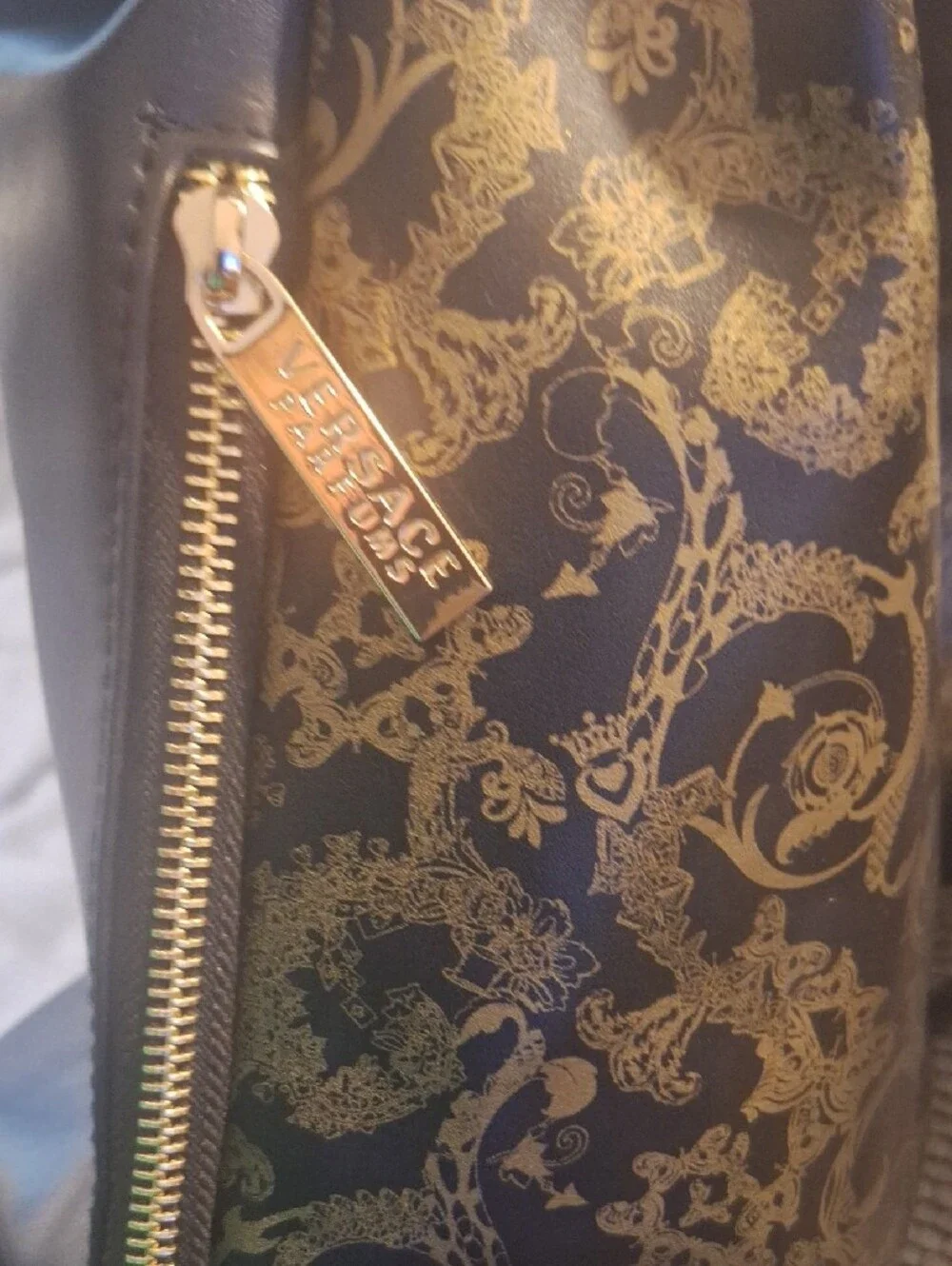 Versace structured black